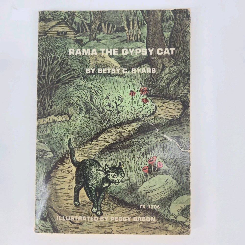 RAMA THE GYPSY CAT by Betsy C. Byars Vintage PB 1970 Scholastic 1st Printing